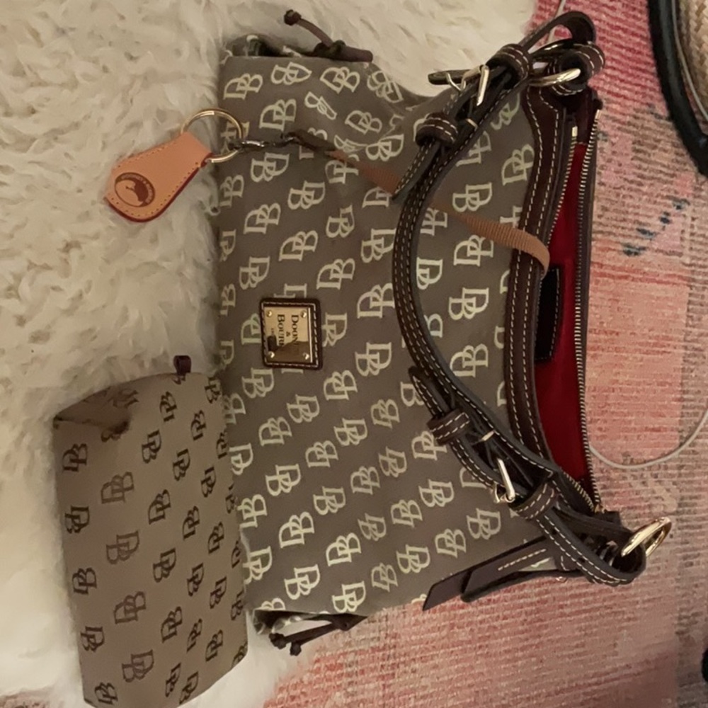 Dooney & Bourke Gray and Brown Women's Bag